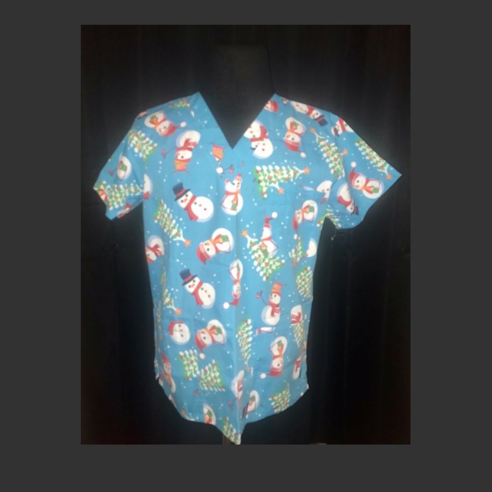 WOMENS SCRUB TOP BY JUST LOVE SIZE L NWOT